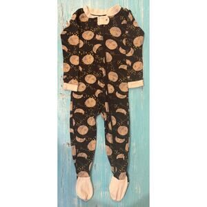 Burt's Bees Baby  Black Moon/Stars 2pc Pajama Set -Size 18 Months